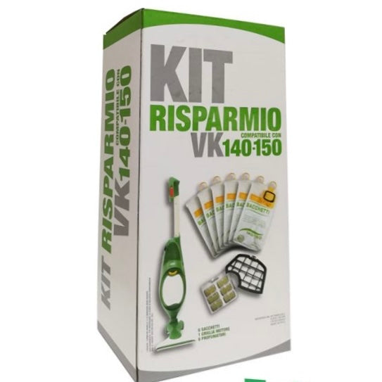 GE.RA 12 Sacchetti FOLLETTO VK 140 VK 150 + 2 Griglie Motore + 12 - Foto 3