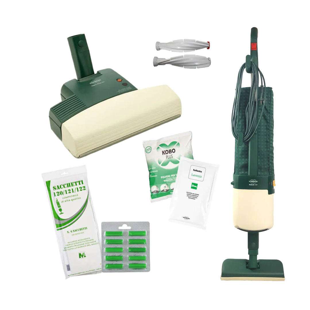 COMBO Folletto VK121 Rigenerato + Battitappeto ET340