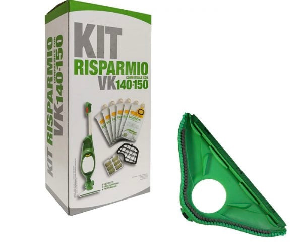 Kit Risparmio + Sottospazzola per Folletto VK140 / VK150