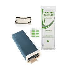 SACCA UNITA’ FILTRO VK 120 + SOTTO SPAZZOLA + 8 SACCHETTI+20PZ PROFUMI COMPATIBILI