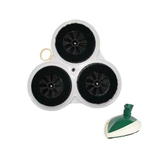 MODULO PANDA SPAZZOLE FELTRO E SETOLA PER LUCIDATRICE FOLLETTO PL515 PULILUX